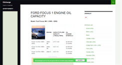 Desktop Screenshot of oil-change.info