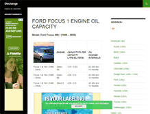 Tablet Screenshot of oil-change.info